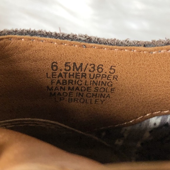 •SOLD• Lucky Brand Brolley Bootie // Leather Suede - Picture 7 of 8